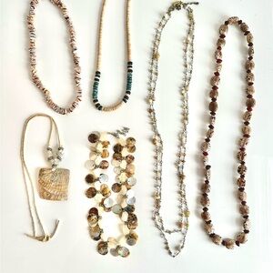 Elegant Multi-Color Beaded Necklace Set